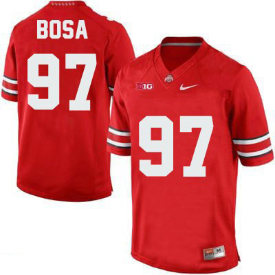 Ohio State Buckeyes Men's Joey Bosa #97 Red Authentic Nike College NCAA Stitched Football Jersey JH19L74XJ